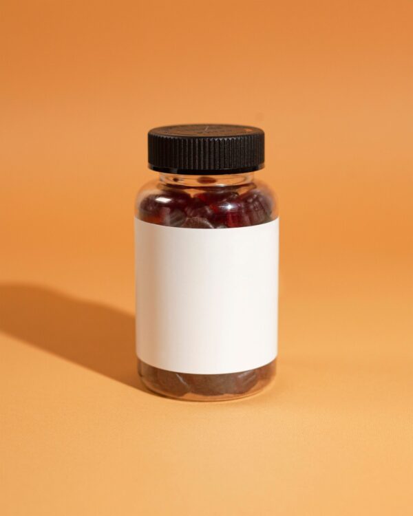 a vitamin bottle